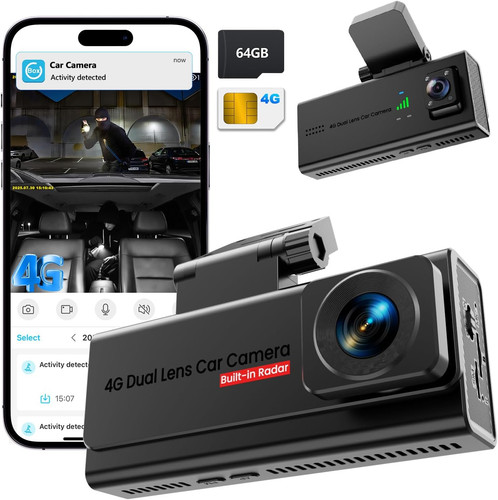 Dash cam auto - lte, con