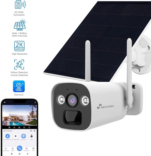 Telecamera sicurezza solare - telecamera,
