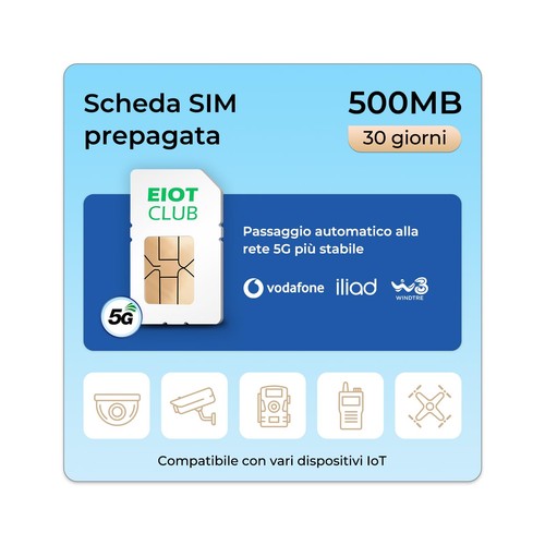Sim prepagata per lte - sim,