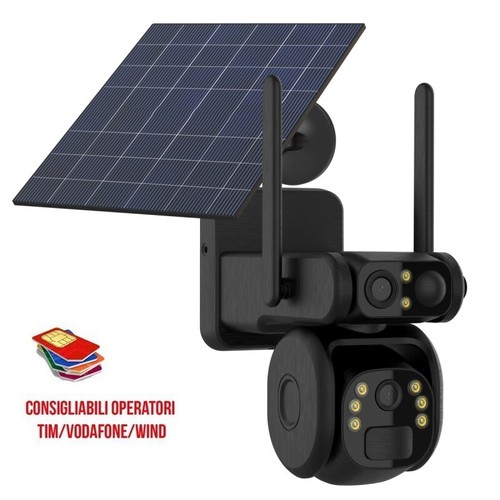 Telecamera solare doppio - telecamera,